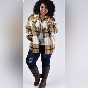 Hyfve flannel Shacket Medium